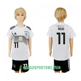 Koszulka Niemcy Reus 11 Dziecięcy Mistrzostwa Świata 2018 Domowe Stroje Piłkarskie